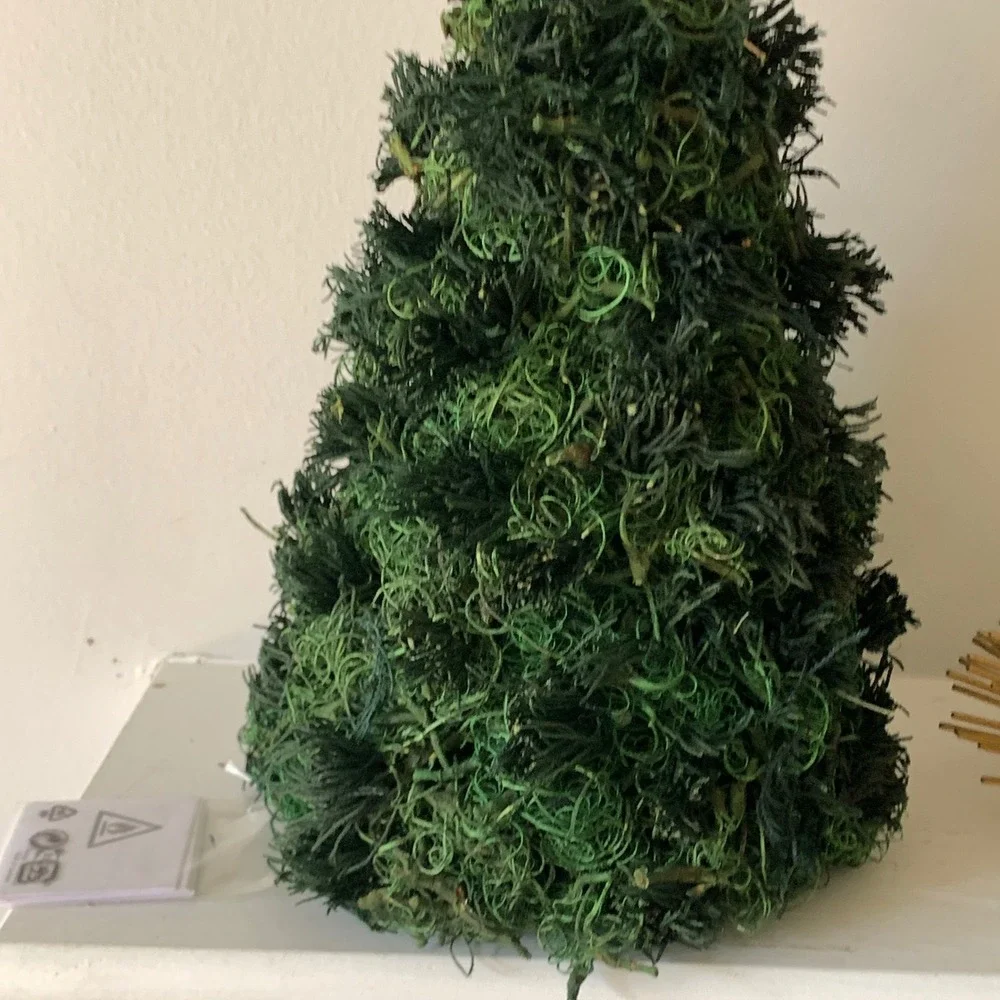 IKEA‎ Vinter 2021 Artificial Moss Christmas Tree Green Tabletop Decor 405.042.06